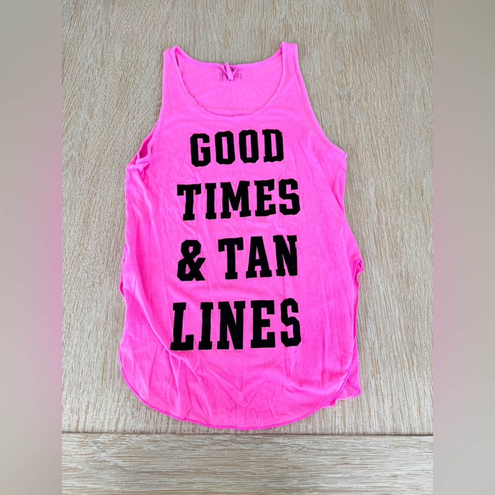 PINK by Victorias Secret hot pink tank top